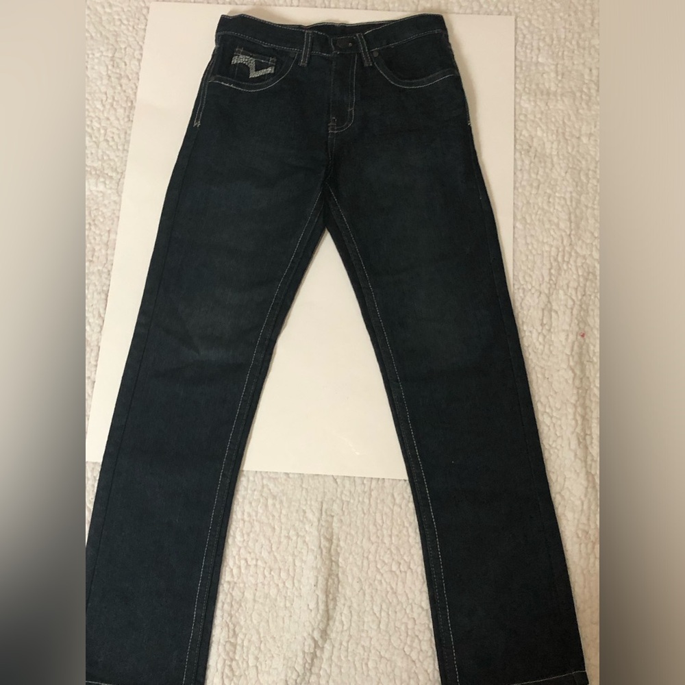 Black Straight Leg Jeans Classic Style